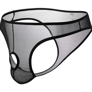 Men's Sexy Open-front Pouch Thongs / Mesh Stretchy Briefs / Male Erotic Underwear - EVE's SECRETS